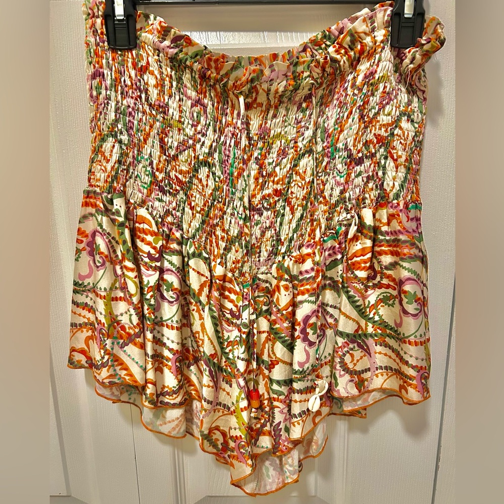 Zara Multicolor Floral Flowy Shorts